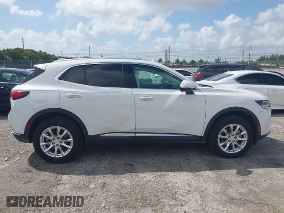 2021 Buick Envision Preferred with VIN LRBAZLR44MD073242, listed as a IAAI auction lot 41947075 with 31,335 mi miles and . Bid and sale history available at DreamBid. Image 13.
