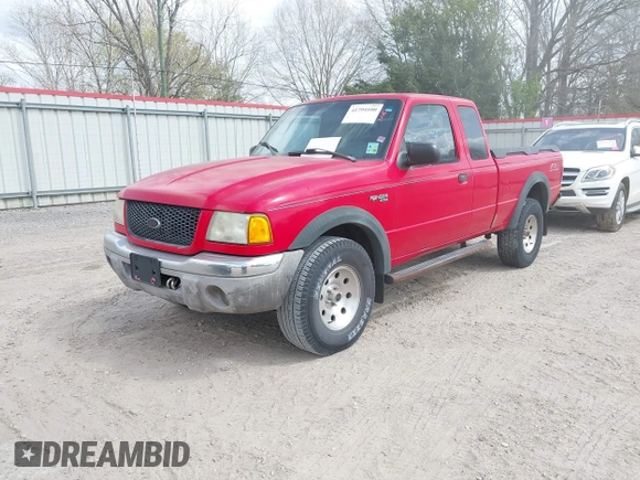 2002 Ford Ranger XL Fleet with VIN 1FTZR45E32TA50496, listed as a IAAI auction lot 41794100 with 168,313 mi miles. Bid and sale history available at carsss.com. Image 2.
