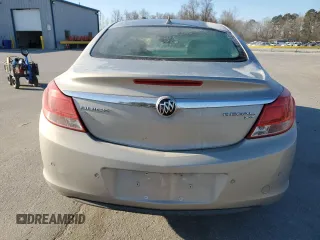 2011 Buick Regal CXL RL6 with VIN W04GU5GC2B1038188, listed as a Copart auction lot 47197945 with 129,031 mi miles and Salvage Title. Bid and sale history available at carsss.com. Image 6.