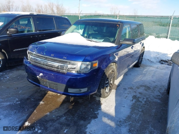 2013 Ford Flex SEL with VIN 2FMHK6C89DBD35064, listed as a IAAI auction lot 41597447 with 195,311 mi miles. Bid and sale history available at carsss.com. Image 17.