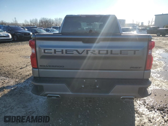 2021 Chevrolet Silverado 1500 RST with VIN 3GCUYEET5MG327263, listed as a Copart auction lot 82193514 with 46,081 mi miles and Salvage Title. Bid and sale history available at carsss.com. Image 6.