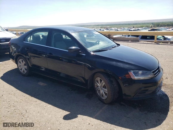 2017 Volkswagen Jetta 1.4T S with VIN 3VW2B7AJ3HM325234, listed as a Copart auction lot 65832334 with 57,668 mi miles and Salvage Title. Bid and sale history available at carsss.com. Image 4.