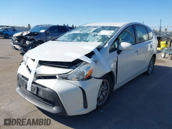 2017 Toyota Prius v Two with VIN JTDZN3EU4HJ067583, listed as a IAAI auction lot 41393495 with 316,410 mi miles. Bid and sale history available at carsss.com. Image 2.
