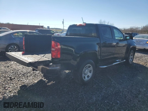 2021 Chevrolet Colorado 2WD Work Truck with VIN 1GCGSBEN6M1108521, listed as a Copart auction lot 88315455 with 91,696 mi miles and Salvage title. Bid and sale history available at DreamBid. Image 3.