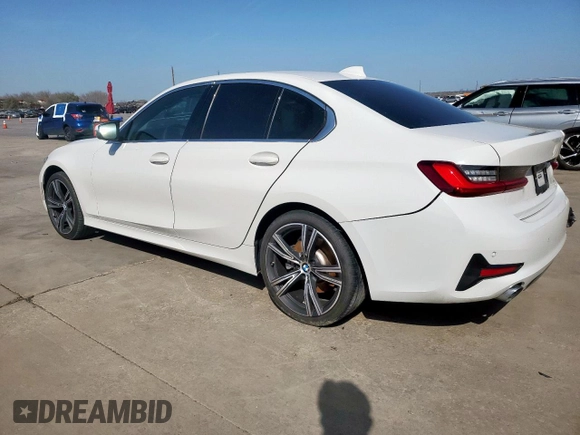 2022 BMW 3 Series 330i with VIN 3MW5R1J04N8C71010, listed as a Copart auction lot 49645655 with 0 mi miles and Salvage Title. Bid and sale history available at carsss.com. Image 2.