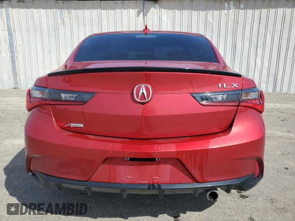 2019 Acura ILX w/Premium/A-Spec Pkg with VIN 19UDE2F85KA003583, listed as a Copart auction lot 47829755 with 92,990 mi miles and Clean Title. Bid and sale history available at carsss.com. Image 6.