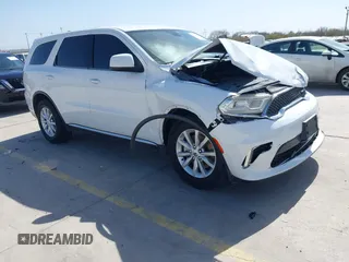 2021 Dodge Durango SXT Plus with VIN 1C4RDHAG9MC659236, listed as a IAAI auction lot 41754168 with 58,232 mi miles and . Bid and sale history available at carsss.com. Image 1.