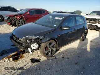 2020 Volkswagen Golf GTI S with VIN 3VW6T7AU9LM004624, listed as a Copart auction lot 88055975 with 36,806 mi miles and Salvage Title. Bid and sale history available at carsss.com. Image 1.