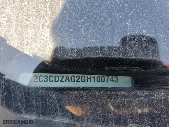 2016 Dodge Challenger SXT Plus with VIN 2C3CDZAG2GH100743, listed as a Copart auction lot 46040555 with 141,315 mi miles and Salvage Title. Bid and sale history available at carsss.com. Image 13.