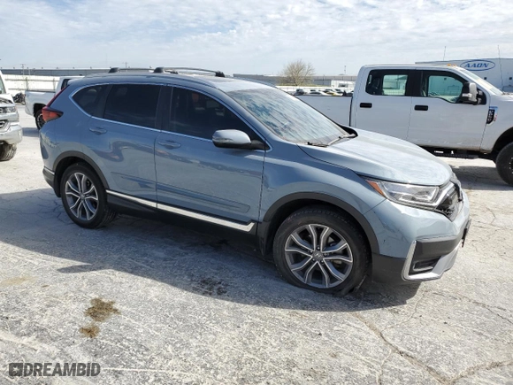 2020 Honda CR-V Touring with VIN 5J6RW2H92LL029632, listed as a Copart auction lot 50705545 with 95,629 mi miles and Salvage Title. Bid and sale history available at carsss.com. Image 4.