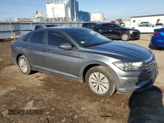 2020 Volkswagen Jetta S with VIN 3VWC57BU5LM078280, listed as a Copart auction lot 85591314 with 76,813 mi miles and Salvage title. Bid and sale history available at DreamBid. Image 4.