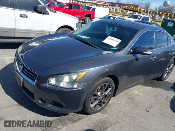 2012 Nissan Maxima S with VIN 1N4AA5APXCC821884, listed as a IAAI auction lot 41640474 with 185,732 mi miles and . Bid and sale history available at DreamBid. Image 18.