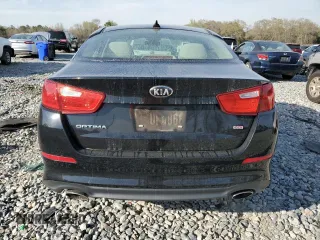 2015 Kia Optima LX with VIN 5XXGM4A77FG367300, listed as a Copart auction lot 49501755 with 101,104 mi miles and Salvage Title. Bid and sale history available at carsss.com. Image 6.