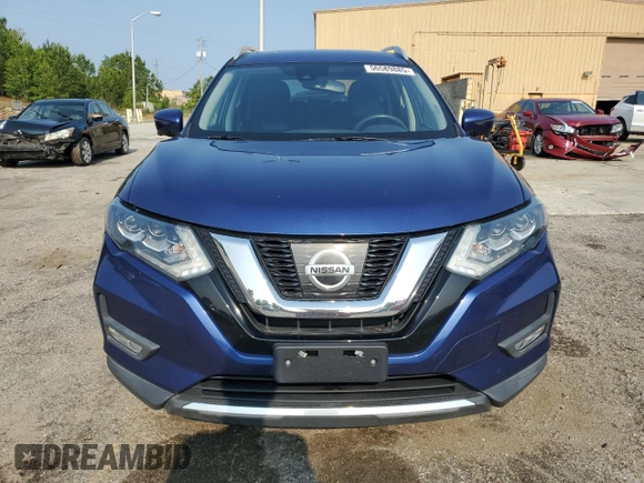 2017 Nissan Rogue SV with VIN 5N1AT2MV2HC858198, listed as a Copart auction lot 56589885 with 77,258 mi miles and Salvage title. Bid and sale history available at DreamBid. Image 5.