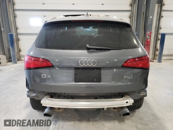 2014 Audi Q5 Premium Plus with VIN WA1LFAFPXEA013601, listed as a Copart auction lot 42926405 with 0 mi miles and Salvage Title. Bid and sale history available at carsss.com. Image 6.
