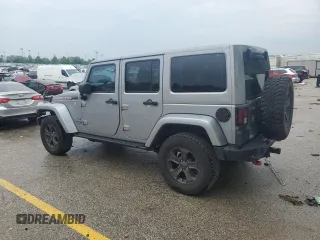 2018 Jeep Wrangler Unlimited Rubicon Recon with VIN 1C4BJWFGXJL814198, listed as a Copart auction lot 59434645 with 43,931 mi miles and Salvage title. Bid and sale history available at DreamBid. Image 2.