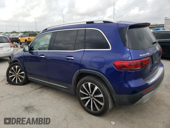 2021 Mercedes-Benz GLB 250 z VIN W1N4M4GB4MW155022, wystawiony jako Copart lot #53795505 z przebiegiem 41 191 mil mil oraz Szkoda całkowita • Salvage title. Historia ofert i sprzedaży dostępna na DreamBid. Obrazek 2.