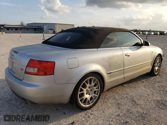 2005 Audi A4 3.0L with VIN WAUET48HX5K019808, listed as a Copart auction lot 80117264 with 125,160 mi miles and Clean Title. Bid and sale history available at carsss.com. Image 3.