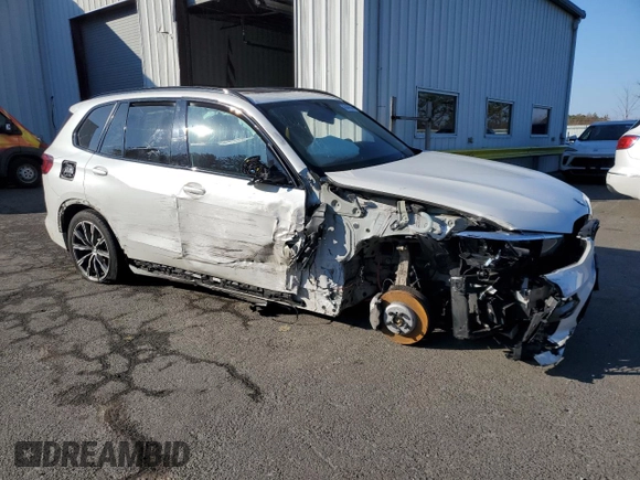 2020 BMW X5 xDrive40i with VIN 5UXCR6C00L9C91795, listed as a Copart auction lot 46489845 with Not Provided miles and Salvage Title. Bid and sale history available at carsss.com. Image 4.