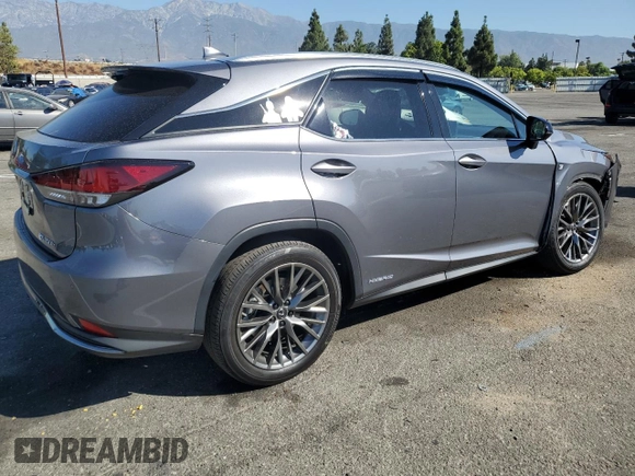 2020 Lexus RX with VIN 2T2YGMDA8LC054063, listed as a Copart auction lot 64370343 with 59,681 mi miles. Bid and sale history available at carsss.com. Image 3.