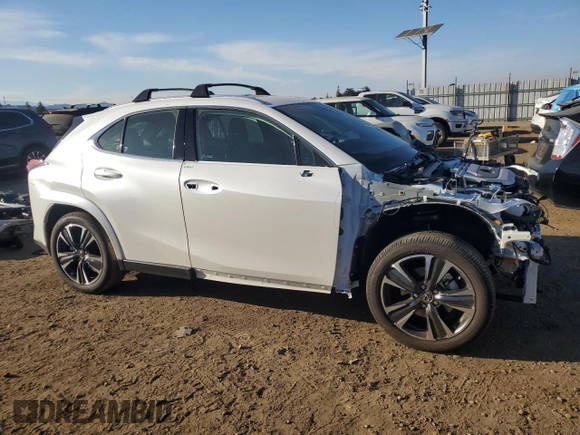 2024 Lexus UX 250h Premium with VIN JTHP6JBH2R2192530, listed as a Copart auction lot 43447855 with 2,717 mi miles and Salvage title. Bid and sale history available at DreamBid. Image 4.