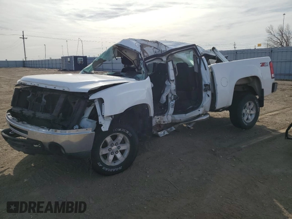 2012 GMC Sierra 1500 SLE with VIN 3GTP2VE74CG121612, listed as a Copart auction lot 47241855 with Not provided miles and Salvage title. Bid and sale history available at DreamBid. Image 1.