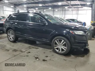 2015 Audi Q7 Premium Plus with VIN WA1LGAFE6FD004194, listed as a Copart auction lot 60368455 with 118,598 mi miles and Salvage title. Bid and sale history available at DreamBid. Image 4.