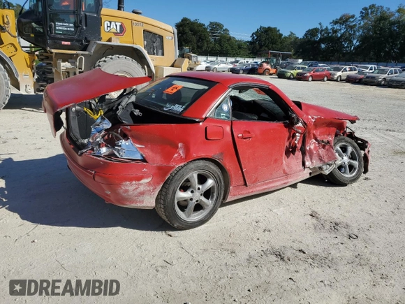 2002 Mercedes-Benz SLK 320 with VIN WDBKK65F72F248313, listed as a Copart auction lot 76538554 with Not Provided miles and Salvage Title. Bid and sale history available at DreamBid. Image 3.