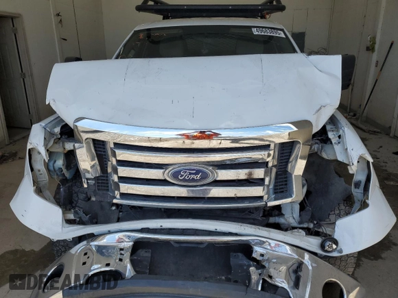 2010 Ford F-150 XL with VIN 1FTVX1CV2AKE27264, listed as a Copart auction lot 49683895 with 405,546 mi miles and Salvage title. Bid and sale history available at DreamBid. Image 11.