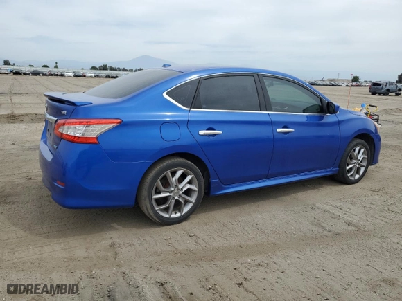 2014 Nissan Sentra SR with VIN 3N1AB7AP9EL640241, listed as a Copart auction lot 53332035 with 113,788 mi miles and Salvage Title. Bid and sale history available at carsss.com. Image 3.