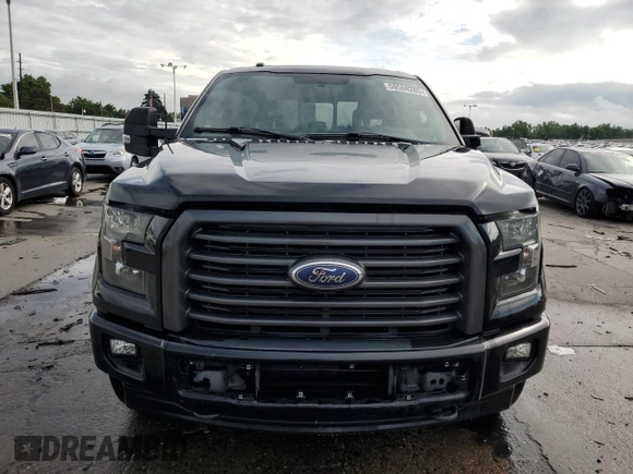 2017 Ford F-150 XL with VIN 1FTEW1EG2HFB10265, listed as a Copart auction lot 59594285 with 125,606 mi miles and Salvage title. Bid and sale history available at DreamBid. Image 5.