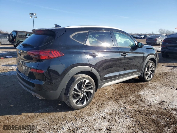 2021 Hyundai Tucson Sport with VIN KM8J3CAL2MU353985, listed as a Copart auction lot 41736755 with 53,092 mi miles and Salvage Title. Bid and sale history available at carsss.com. Image 3.