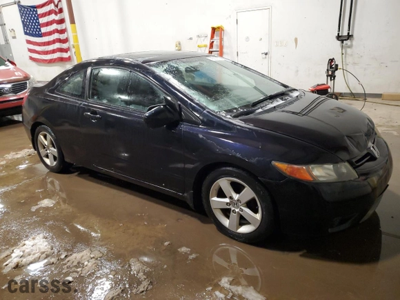 2008 Honda Civic Cpe EX with VIN 2HGFG11888H538146, listed as a Copart auction lot 45028675 with 210,252 mi miles and Salvage Title. Bid and sale history available at carsss.com. Image 4.