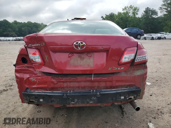 2011 Toyota Camry LE with VIN 4T1BF3EK6BU734314, listed as a Copart auction lot 60569805 with 138,782 mi miles and Salvage title. Bid and sale history available at DreamBid. Image 6.