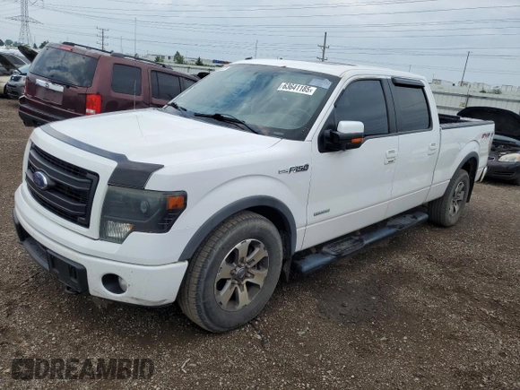 2014 Ford F-150 XL with VIN 1FTFW1ET4EFB59559, listed as a Copart auction lot 63641185 with 243,378 mi miles and Clean title. Bid and sale history available at DreamBid. Image 1.