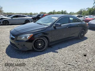 2014 Mercedes-Benz CLA 250 with VIN WDDSJ4EBXEN133856, listed as a Copart auction lot 53648215 with 150,842 mi miles and Salvage title. Bid and sale history available at DreamBid. Image 1.