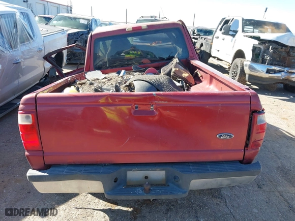 2002 Ford Ranger XL Fleet with VIN 1FTYR44U52TA52657, listed as a IAAI auction lot 41826621 with 149,961 mi miles. Bid and sale history available at carsss.com. Image 16.