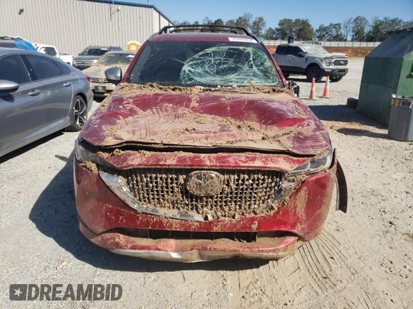2024 Mazda CX-5 2.5 Turbo Signature with VIN JM3KFBXY3R0379983, listed as a Copart auction lot 75425454 with 13,220 mi miles and Salvage Title. Bid and sale history available at carsss.com. Image 5.