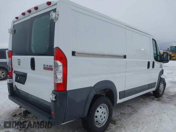 2017 Ram ProMaster Cargo with VIN 3C6TRVAG4HE543664, listed as a IAAI auction lot 41592913 with 55,665 mi miles and . Bid and sale history available at DreamBid. Image 4.