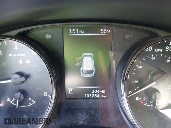 2017 Nissan Rogue SL with VIN JN8AT2MT4HW407893, listed as a IAAI auction lot 41975454 with 105,284 mi miles and . Bid and sale history available at DreamBid. Image 15.