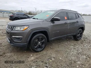 2018 Jeep Compass Latitude with VIN 3C4NJCBB3JT502203, listed as a Copart auction lot 51345795 with 94,433 mi miles and Salvage Title. Bid and sale history available at DreamBid. Image 1.