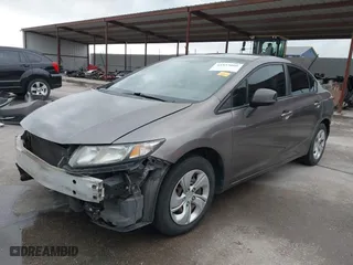 2013 Honda Civic Sdn LX with VIN 2HGFB2F56DH558554, listed as a IAAI auction lot 41939066 with 215,739 mi miles. Bid and sale history available at carsss.com. Image 19.