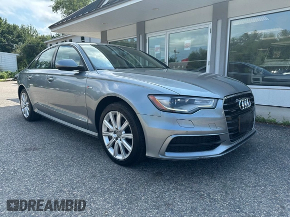 2015 Audi A6 Premium Plus with VIN WAUFGAFC9FN012931, listed as a Copart auction lot 65294965 with 155,313 mi miles and Clean title. Bid and sale history available at DreamBid. Image 1.