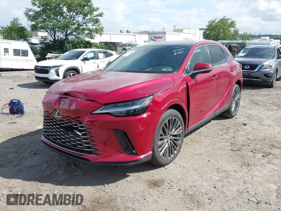 2024 Lexus RX 350h z VIN 2T2BBMCA9RC036038, wystawiony jako IAAI lot #42672432 z przebiegiem Nie podano mil oraz . Historia ofert i sprzedaży dostępna na DreamBid. Obrazek 16.