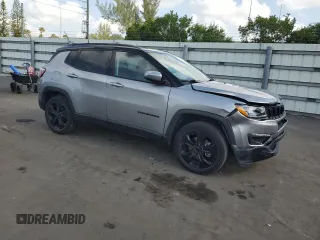 2021 Jeep Compass Altitude with VIN 3C4NJCBB7MT509188, listed as a Copart auction lot 57507125 with 28,279 mi miles and Non repairable. Bid and sale history available at DreamBid. Image 4.
