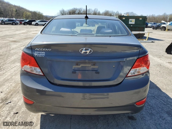 2012 Hyundai Accent GLS with VIN KMHCT4AE1CU091004, listed as a Copart auction lot 53782345 with 99,247 mi miles and Clean Title. Bid and sale history available at carsss.com. Image 6.