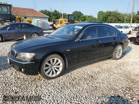 2008 BMW 7 Series 750i with VIN WBAHL83548DT14316, listed as a Copart auction lot 63606925 with 164,543 mi miles and Clean title. Bid and sale history available at DreamBid. Image 1.