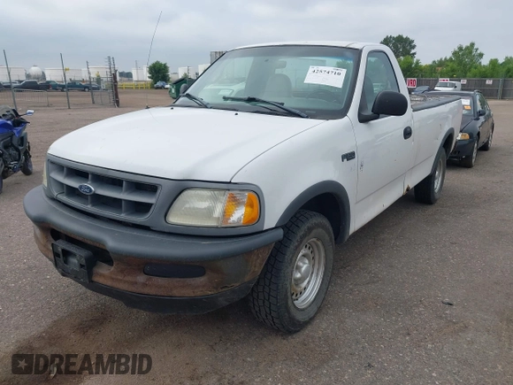 1998 Ford F-150 with VIN 1FTZF1820WKA25768, listed as a IAAI auction lot 42574710 with 206,902 mi miles and . Bid and sale history available at DreamBid. Image 2.