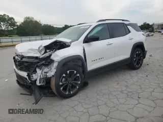 2025 Chevrolet Equinox AWD RS z VIN 3GNAXTEG5SL214390, wystawiony jako Copart lot #57106575 z przebiegiem 5 775 mil mil oraz Szkoda całkowita • Salvage title. Historia ofert i sprzedaży dostępna na DreamBid. Obrazek 1.