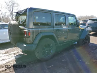 2020 Jeep Wrangler Unlimited Willys with VIN 1C4HJXDN6LW116397, listed as a Copart auction lot 49473715 with 54,981 mi miles and Salvage title. Bid and sale history available at DreamBid. Image 3.